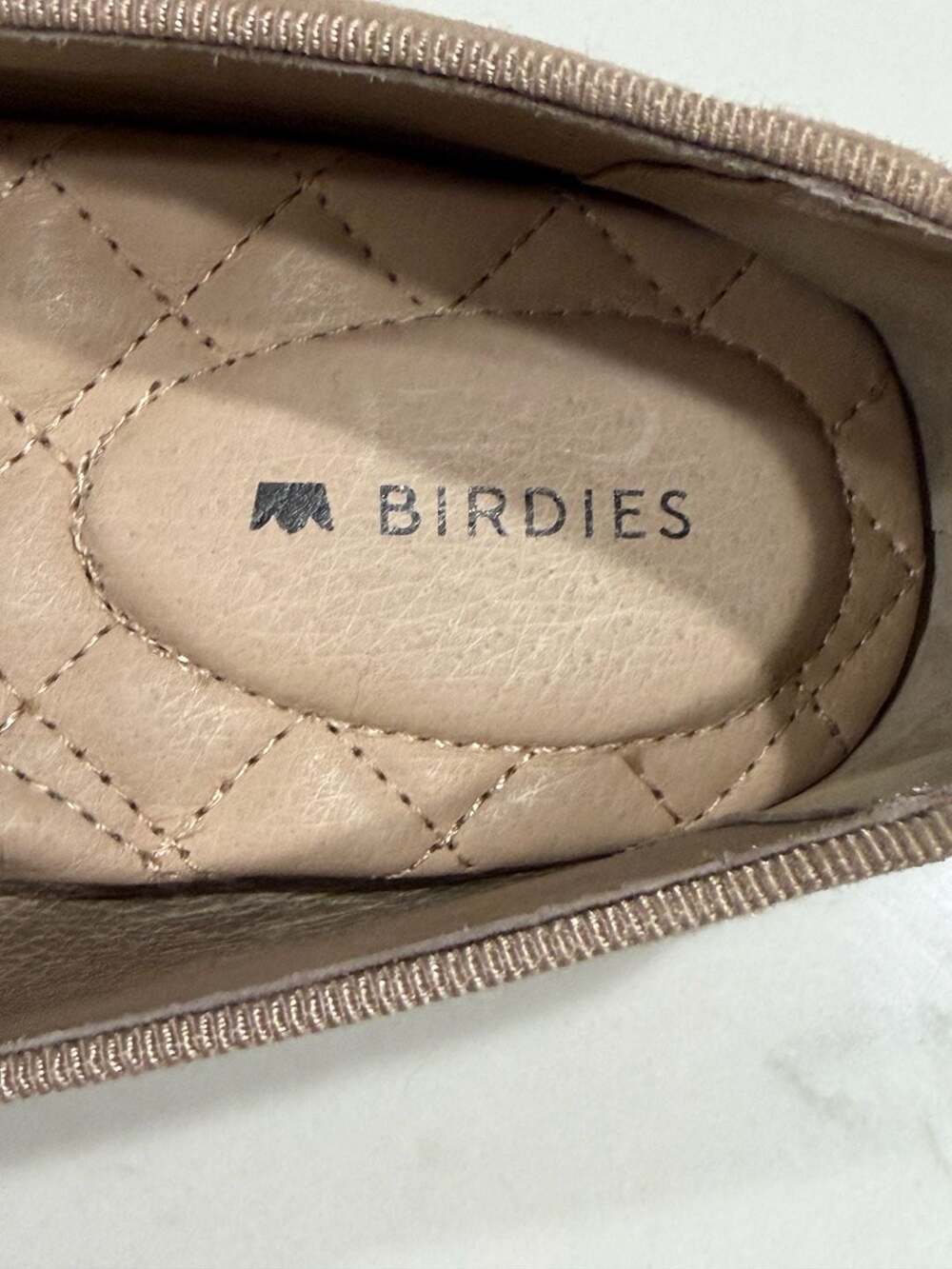 Birdies The Starling Latte Suede Leather Slip on Loafer Comfort Shoes Size 6.5 - Picture 5 of 8
